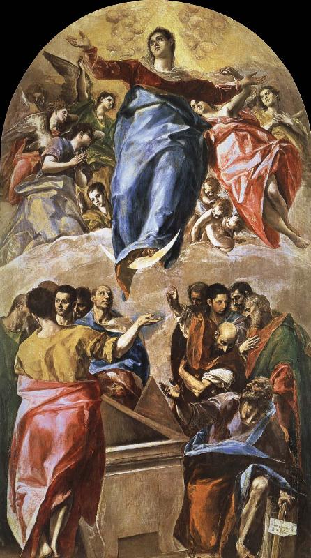 El Greco The Assumption of the Virgin Sweden oil painting art